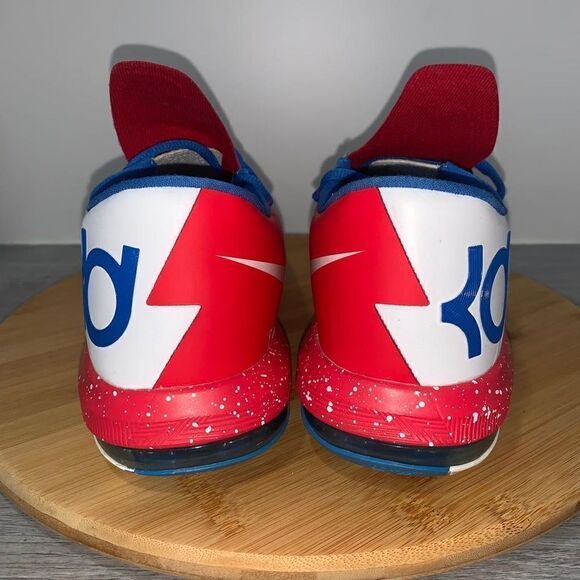 Nike Zoom KD VI 6 Paris Tribute Sneakers 599424-102 Men’s Size 8 RARE Basketball main image 6